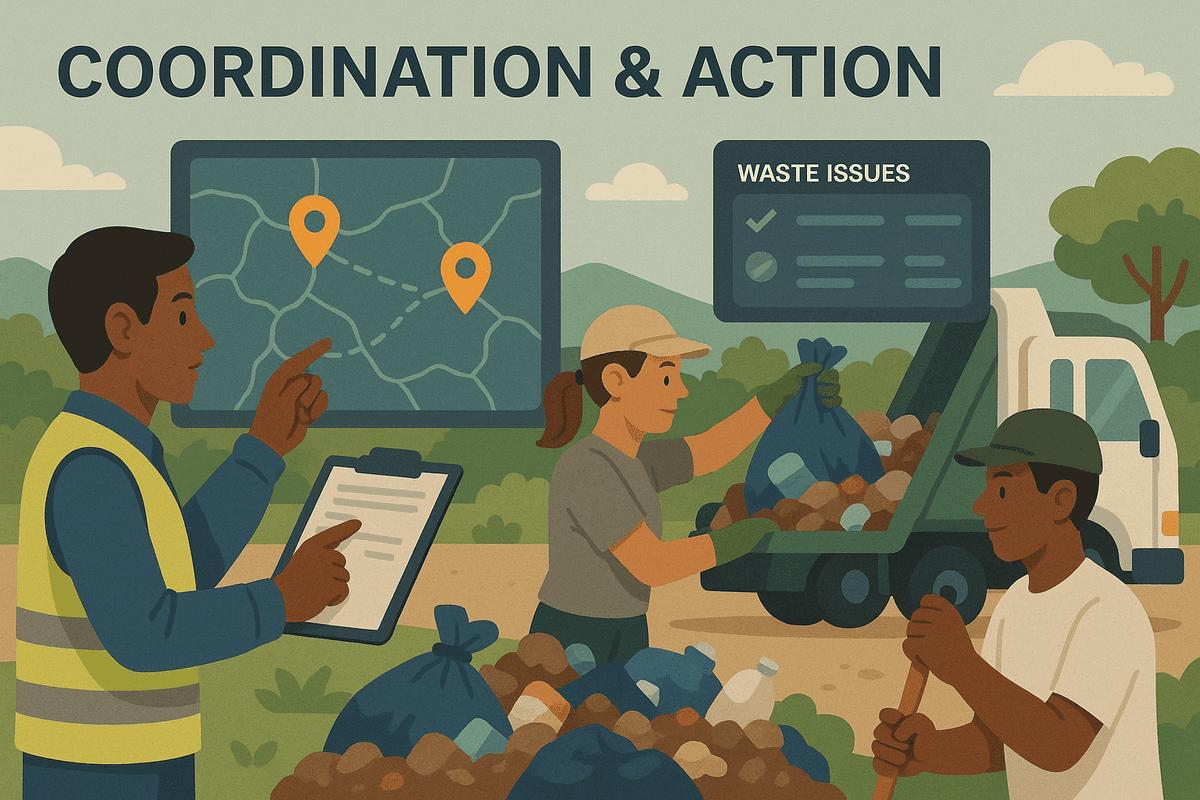 Coordination and action illustration